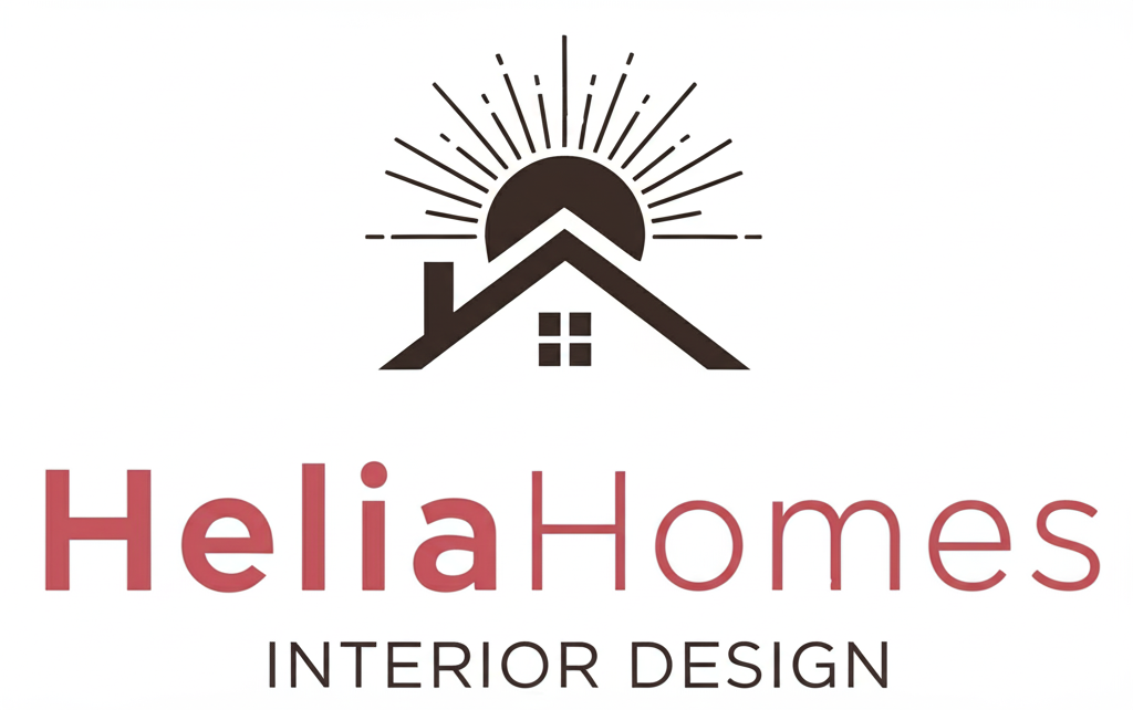 HeliaHomes Lucknow Interior Design Logo